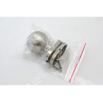 Guľa s oválnou rozetou, pevná, brúsená nerez AISI304