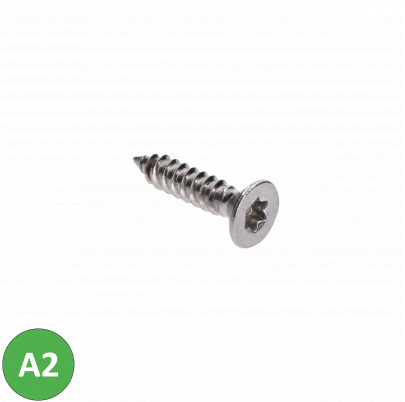 Nerezová skrutka samorezná (4,2x19mm) zápustná  hlava, DIN7982TX/A2 /AISI304