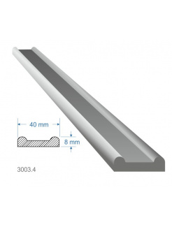 Pásovina plochá B, 40x8mm, S235, cena za 1ks(2m)