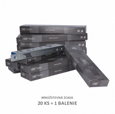 Zámok vložkový, zápust 45mm, rozteč 90mm, poniklovaná predná lišta