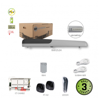 RAYKIT pre jednokrídlovú bránu do 2.5m/krídlo