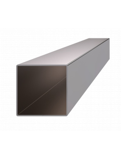 Profil uzatvorený 60x60x2mm, cena za 1ks(3m), brúsená nerez /AISI304