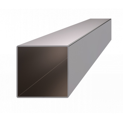 Profil uzatvorený 60x60x2mm, cena za 1ks(3m), brúsená nerez /AISI304