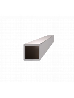 Profil uzatvorený 10x10x1mm, cena za 1ks (5m), brúsená nerez K320 /AISI304
