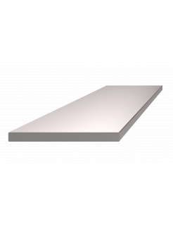 Nerezová tyč plochá 60x5mm, cena za 1ks(4m) brúsená nerez K320 /AISI304