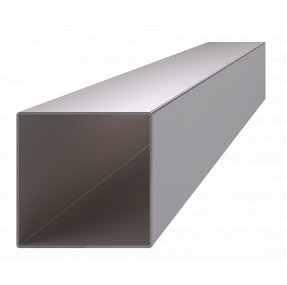 Profil uzatvorený 80x80x2mm, cena za 1ks(2m), brúsená nerez /AISI304