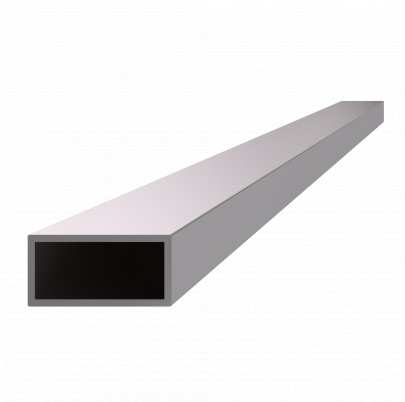 Profil uzatvorený 40x20x2mm, cena za 1ks(1m), brúsená nerez K320 /AISI304