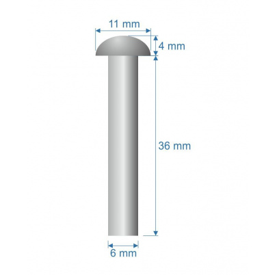 Nit kováčsky 6x36mm