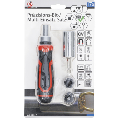 Multi socket skrutkovač s račňou