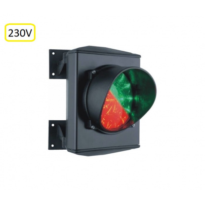 ASF semafor jednokomorový, LED, hliník, 230V