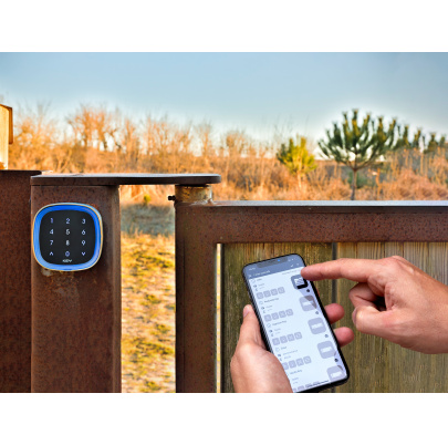 Tlačítkový káblový spínač, LED RGB, potrebný decodér 9 EGKD2