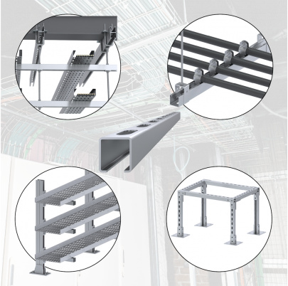 Dierovaný montážny C profil, 28x30x1.75, L-3m, pozinkovaný