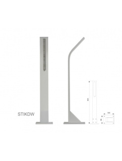 Vonkajšie LED osvetlenie STIK S UP, farba RAL9010, H-404mm