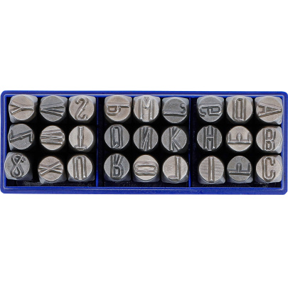 DOPREDAJ Raznice písmen, 10 mm, na drevo a mäkké kovy