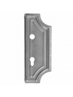 Štít 277x104x2mm, rozteč 90mm, pravý, pre zámok ZM90/45H