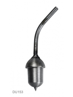Žaluď 44x25mm, stopka 70x5mm, oceľ bez povechovej úpravy