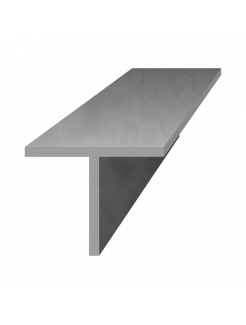 Tyč prierezu T 40x40x5mm, čierna S235, rovnomerná L=4000mm, cena za 1ks(4m)