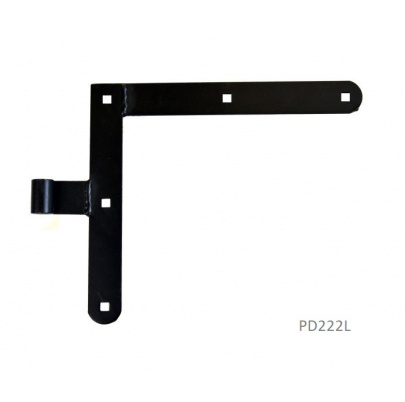 Kovanie 250x290mm, pre čap 14mm, povrch čierny lak, ľavé
