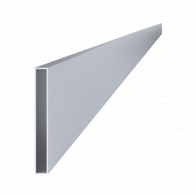 Jokel 160x20x2mm, L-6000mm, hliník bez povrchovej úpravy