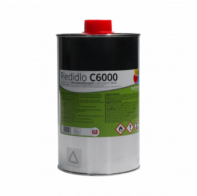 Riedidlo, C6000 - objem 1L, riedidlo do náterových látok