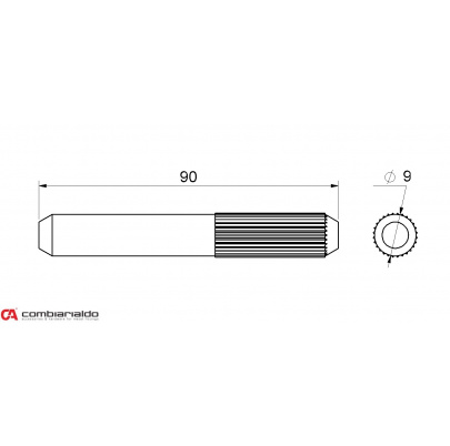 Čap na prepojenie U ø 16mm profilov Combi Arialdo  C902/16, C900/16