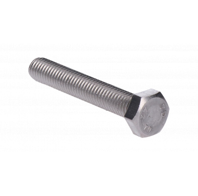 Nerezová skrutka (M6x25mm) šesťhranná hlava, DIN933 /AISI304