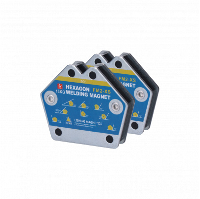 Zvárací magnet / zvárací uhol, zaťaženie 12.5kg, meracie uhly: 30°, 45°, 60°, 75°, 90°, 105° v balení 2ks
