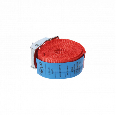 Rýchloupínací pás, 2m, 25mm, so sponou a voľným koncom, LC 250 daN, vyrobený v súlade s normou STN EN 12195-2
