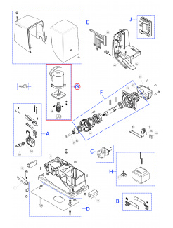 SPMTG10100 kit motora pre RB500HS