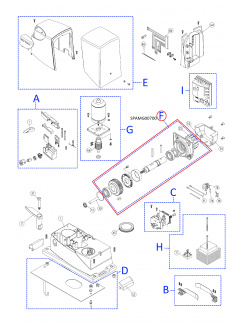 SPAMG00700 kit prevodovky pre road400R10