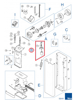 PRXB03 motor pre S-BAR/X-BAR