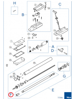 SPAMG226A00 kit piestu pre pohon TTN6024