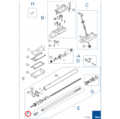 SPAMG226A00 kit piestu pre pohon TTN6024