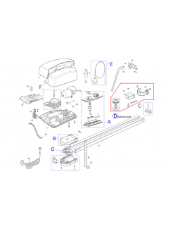 RMHGD1003 koncový kit kolajnice pre SNA6/SNA30