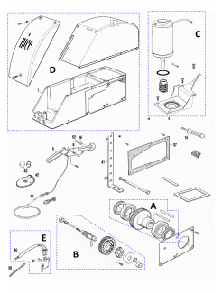 PPD1087AR01.4540 úchytka pre odblok pre SU2000R01