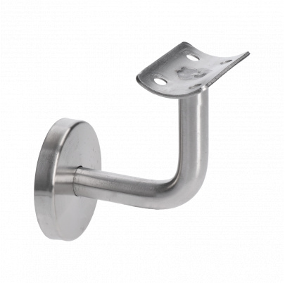Držiak madla ø42.4mm na stenu s krytkou, brus AISI304