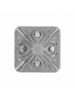 Pätka 3D, 76x76x2mm, výška 7mm, výlisok
