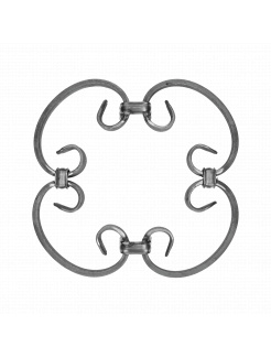 Ornament 12x6mm, 215x215 mm