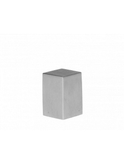 Ukončenie na jokel (12x12mm), brúsená nerez K320 /AISI304