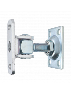 Záves M16 s platňou 75x55mm, nastaviteľný, pozinkovaný
