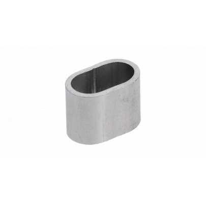 Nerezová lisovacia spojka pre dve 6.0mm lanká, Nerez/ AISI 316