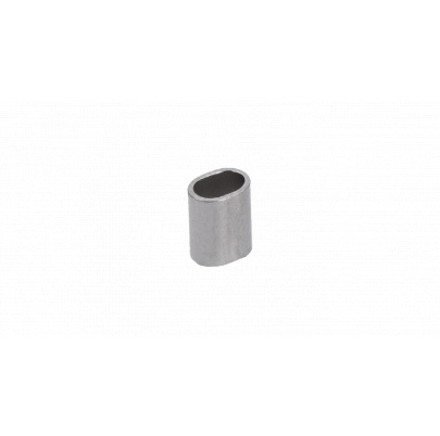 Nerezová lisovacia spojka pre dve 2.0mm lanká, Nerez/ AISI 316