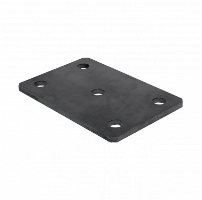 Platňa 99x150x7mm s otvormi 13mm, bez povrchovej úpravy