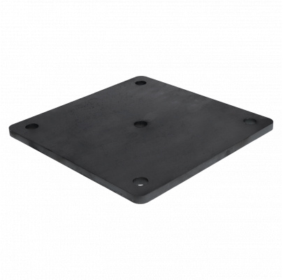 Platňa 200x200x9mm s otvormi 13mm, bez povrchovej úpravy