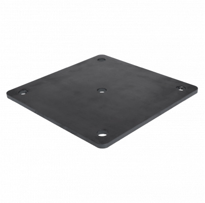 Platňa 200x200x7mm s otvormi 13mm, bez povrchovej úpravy
