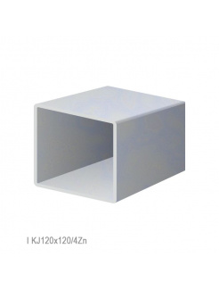 Uzavretý profil 120x120x4mm, zinkovaný DX51D+Z100, hladký L=6000mm, cena za kus