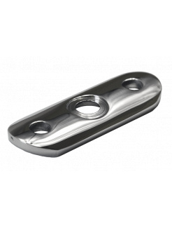 Nadpájacia platňa na trubku ø42.4mm, leštená AISI304