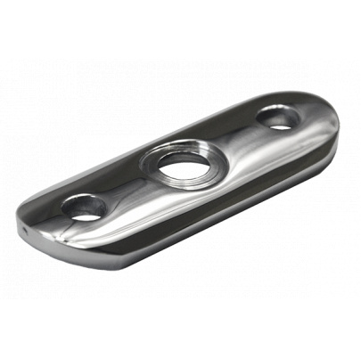 Nadpájacia platňa na trubku ø42.4mm, leštená AISI304