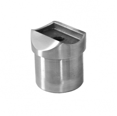 Držiak na trubku ø42.4mm na madlo ø42.4mm, brúsená AISI316