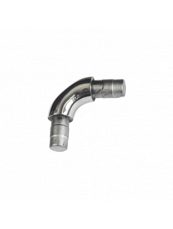 Spoj oblúkový 90° na trubku ø12mm, lesk, AISI304